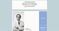 Desktop Screenshot of itakeskuksenpoliklinikka.fi